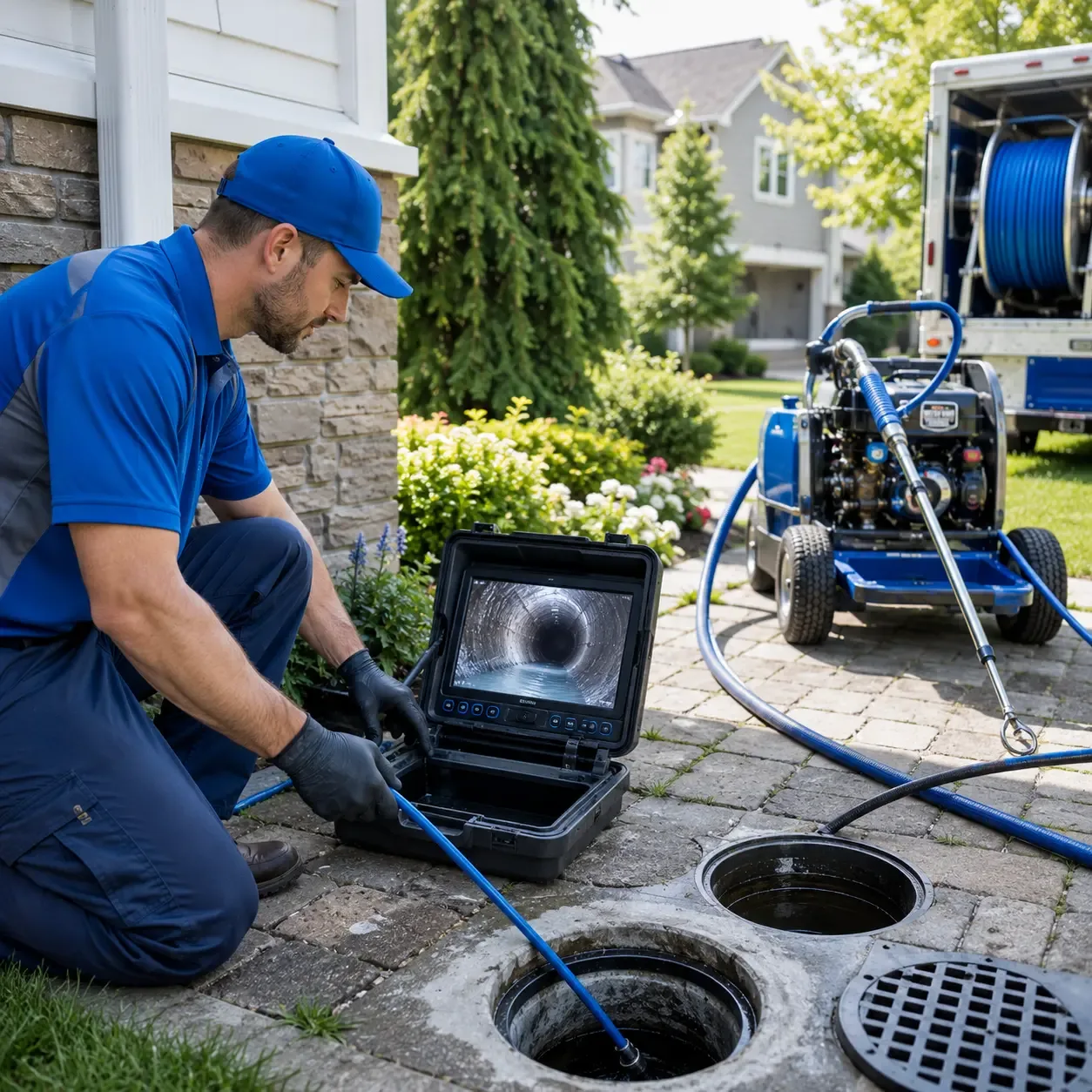 Outdoor drain cleaning professionals serving Farnham, VA